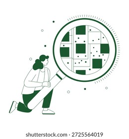 Ilustración de estilo dibujado a mano que representa el estudio de hardware