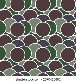 Hand Drawn Style Seamless Pattern Design. Vector illustration