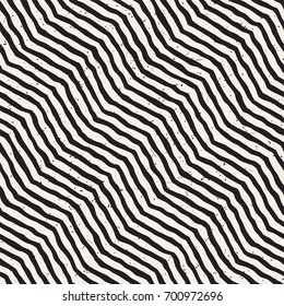 Hand drawn style seamless pattern. Abstract geometric tiling background in black and white. Vector stylish doodle line lattice
