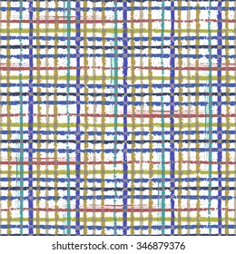 Hand drawn style striped seamless pattern. Vintage abstract repeat pattern, colour style, for textile, wrapping, wallpaper, EPS10