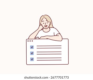 Handgezeichnete Vektordesign-Illustrationen.
