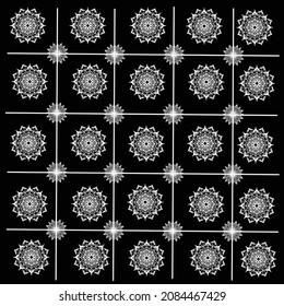 Hand drawn stylish shamrock set in pattern lines, saint patrick holiday design background, black and white blackboard vector illustration
