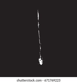 Hand drawn stylized grunge birds droppings black and white. Flat blots style vector illustration. (Can be used as texture for cards, invitations, DIY, web sites or for any other design.)