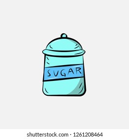hand drawn sugar cane icon template design