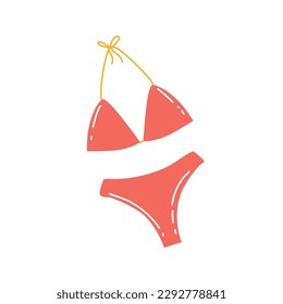 hand drawn summer cloth element