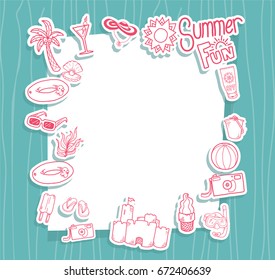 Hand Drawn Summer Elements