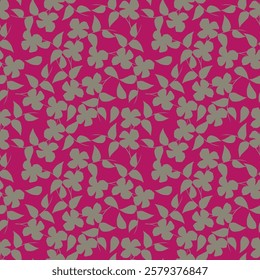 Hand drawn summer floral background. Botanical seamless pattern . Sketch drawing. Design for fashion , fabric, textile, wallpaper, cover, web , wrapping and all prints