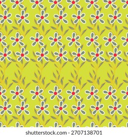 Hand drawn summer floral backround. Botanical seamless pattern . Sketch drawing. Design for fashion , fabric, textile, wallpaper, cover, web , wrapping and all prints
