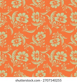 Hand drawn summer floral backround. Botanical seamless pattern . Sketch drawing. Design for fashion , fabric, textile, wallpaper, cover, web , wrapping and all prints

