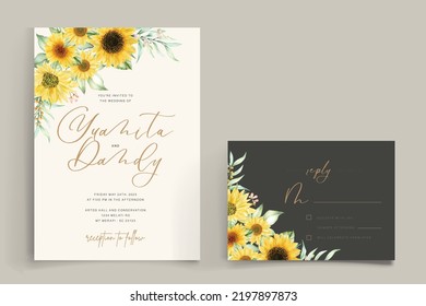 hand drawn sun flower border and frame design
