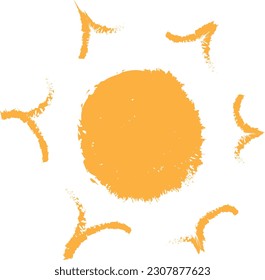 Ilustración del vector solar dibujado a mano