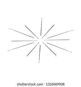 Hand Drawn Sunburst