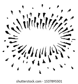hand drawn of sunburst, Starburst doodle, explosion, rays of sun