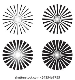  hand drawn sunbursts and frame, vector illustration, graphic design, sunburst set, collection set. Sunbursts vector.