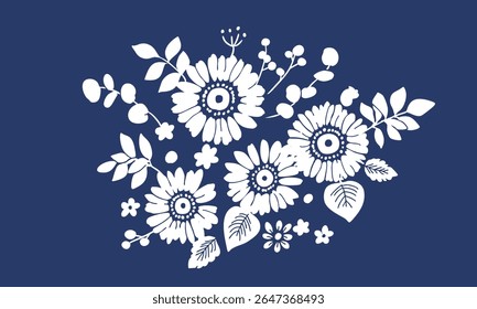 Ilustração de vetor de girassol desenhado à mão. Fundo de girassol e grama de verão. Conjunto de quadros de verão de girassóis.