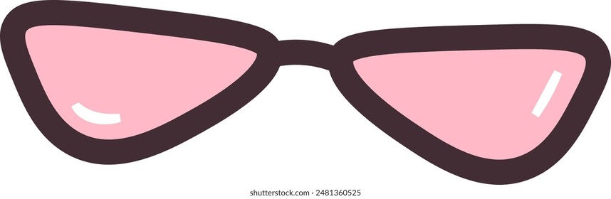 Hand Drawn Sunglasses Accessory Vector Illustration