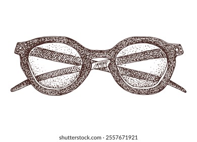 Hand drawn sunglasses vector illustration