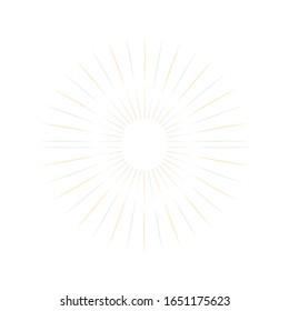 Hand drawn sunshine lines vector eps 10