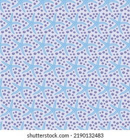 Hand drawn surface design, colored seamless pattern, 	monochrome illustration