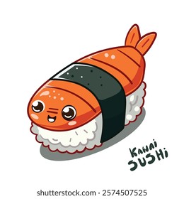 hand drawn sushi kawaii collection