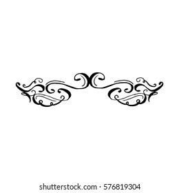 Hand drawn swirls