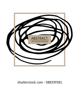 Hand drawn swirls line. Helix line. Vector illustration eps10.