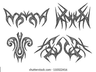 Hand drawn symbols