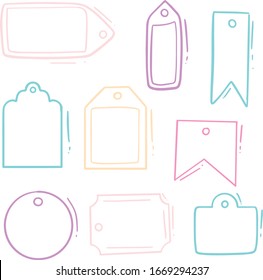 Hand Drawn Cartoon Vector Set Paper Stock Vector (Royalty Free ...