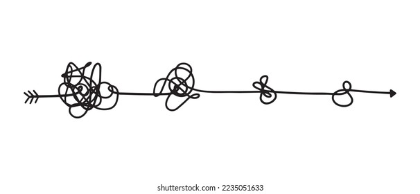 hand drawn of tangle scrawl sketch. Abstract scribble, Vector illustration.