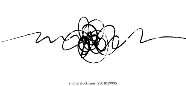 handgezeichnet aus einer Wolkenkratzskizze. Abstrakte Schrift, Vektorgrafik.