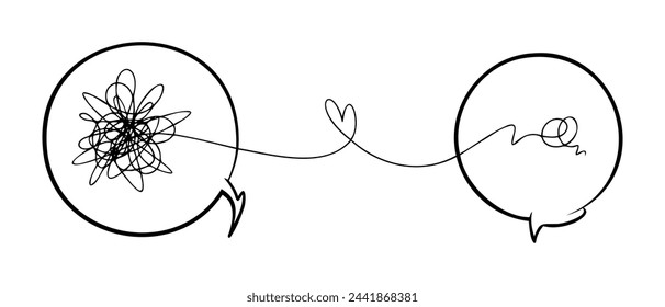 hand drawn of tangle scrawl sketch. Abstract scribble, Vector illustration.