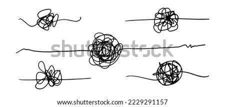 hand drawn of tangle scrawl sketch. Abstract scribble, Vector illustration.