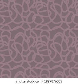hand drawn taup rose maze brush stroke seamless pattern. vector illustration for background, bed linen fabric, wrapping paper, scrapbooking