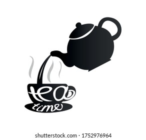 Hand Drawn Tea Time Vector illustration 