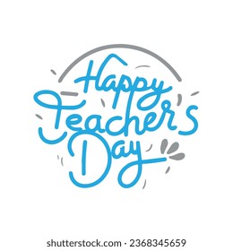 Hand drawn teacher's day t shirt design