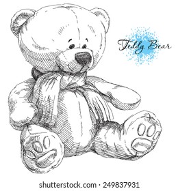 Hand Drawn Teddy Bear