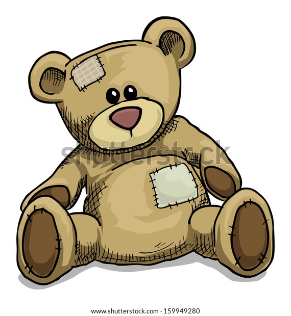 old teddy bear cartoon