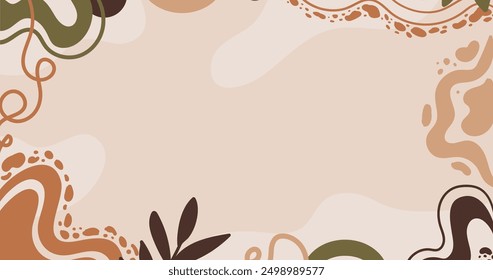 Hand drawn terracotta background vector design in eps 10