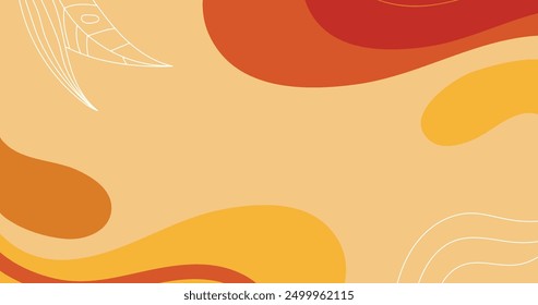 Hand drawn terracotta background vector design in eps 10