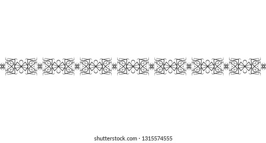 Hand drawn text ornaments illustration