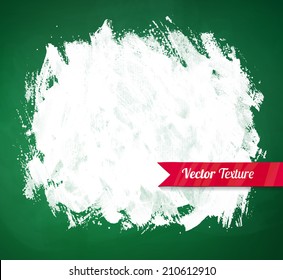Hand drawn texture on green chalkboard background.