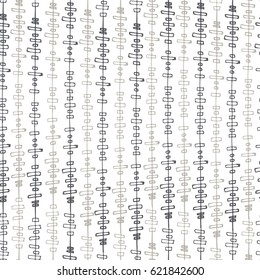 Hand drawn texture, template,. Hatching drawn seamless, pattern, vector design elements Vector pattern with points, strokes, ornament in grunge style
