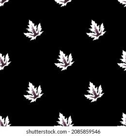 Hand drawn texture. Vector template. Seamless exotic pattern with tropical plants and leaves on dark background. Hawaiian style. fashionable prints texture. nature decorative. interior wallpaper 