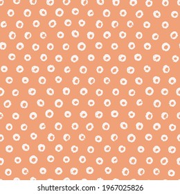 Hand drawn textured doodle seamless pattern. Vector micro texture for background.