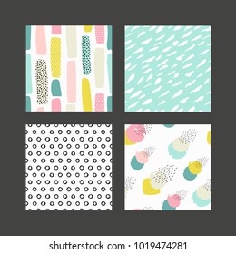 Hand Drawn textures made with ink. Isolated. Vector Illustration. Pastel hand drawn texture.
