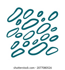 Texturas Hand Drawn hechas con tinta. Vector. Aislado.