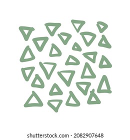 Handgezeichnete Texturen mit Tinte. Vektorgrafik. Einzeln.