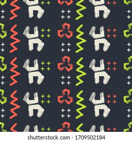 Texturas dibujadas a mano, plantilla. Dibujado sin fisuras, patrones, elementos de diseño vectorial. Conjunto vectorial de texturas de fondo, puntos, trazos, adornos en forma de grifo
