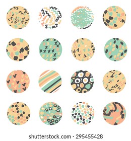 Hand Drawn Textures Vector Stock Vector (Royalty Free) 295455428 ...