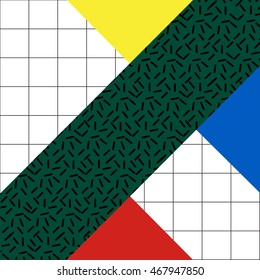 Hand drawn textures. Vector. Retro style pattern. Modern abstract design